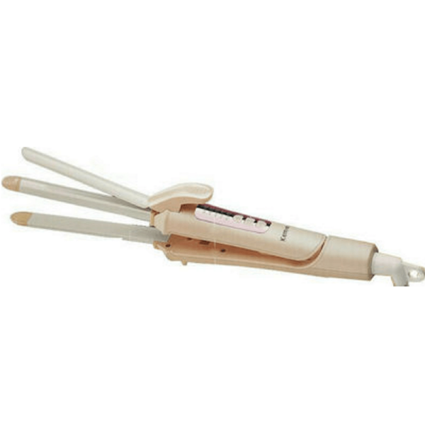 Kemei KM-2221 Curling Iron 2 in1 straightener and hair curler