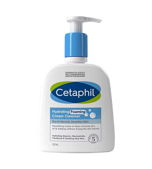 Cetaphil Hydrating Foaming Cream Cleanser