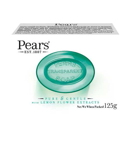 Pear Transparent Bar Soap with Lemon Flower Extracts 125g