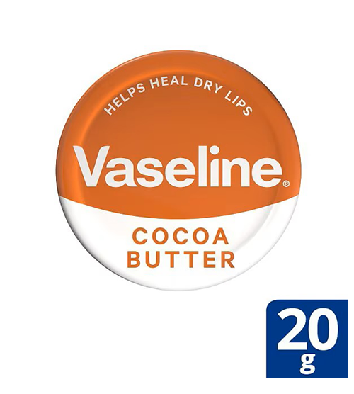 Vaseline Lip Therapy Lip Balm Tin Cocoa Butter 20g